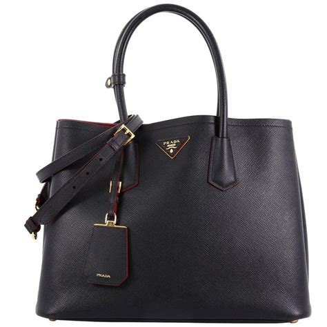 prada tote cuir double saffiano medium sturdy beige|prada saffiano black small.